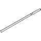 Hyundai 83231-D2000 Rear Door Belt Weatherstrip Inside Left Hand