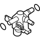 Hyundai 25660-CU000 3WAY VALVE ASSY-COOLANT Hyundai 25660-CU000 3WAY VALVE ASSY-COOLANT