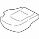 Hyundai 88270-26000-SBA Front Seat Cushion Cover Right Hyundai 88270-26000-SBA Front Seat Cushion Cover Right