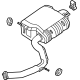 Hyundai 28710-K5350 Rear Muffler Assembly Hyundai 28710-K5350 Rear Muffler Assembly