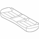 Hyundai 89160-F2000-XFN Rear Seat Cushion Covering Assembly Hyundai 89160-F2000-XFN Rear Seat Cushion Covering Assembly