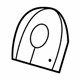 Hyundai 88189-38000-LK Cover -Recliner Inner LH Hyundai 88189-38000-LK Cover -Recliner Inner LH