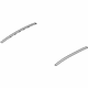 Hyundai 81675-G3000 Side Molding-Panoramaroof,LH Hyundai 81675-G3000 Side Molding-Panoramaroof,LH