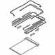 Hyundai 81646-G3000-TRY Rail Assembly-PANORAMAROOF MECHANI Hyundai 81646-G3000-TRY Rail Assembly-PANORAMAROOF MECHANI