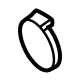 Hyundai 86617-KL000 Rear Hook Cap Hyundai 86617-KL000 Rear Hook Cap