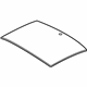 Hyundai 81616-C1010 Panorama Roof Glass Assembly, Rear Hyundai 81616-C1010 Panorama Roof Glass Assembly, Rear