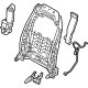 Hyundai 88410-CW010 Front Seat Back Frame Assembly Right Hand
