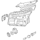 Hyundai 92102-S2500 Head Lamp Assembly Right Hand