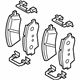 Hyundai 58101-J5A00 Front Disc Brake Pad Kit Hyundai 58101-J5A00 Front Disc Brake Pad Kit