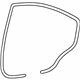 Hyundai 83110-38010-LT Rear Door Body Side Weatherstrip Left Hand
