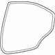 Hyundai 83140-38000 Rear Door Side Weatherstrip Assembly Right Hand