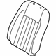 Hyundai 88360-3M100-BAW Front Driver Side Seat Back Covering Hyundai 88360-3M100-BAW Front Driver Side Seat Back Covering