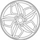 Hyundai 52910-4R150 Spoke Alloy Wheel Hyundai 52910-4R150 Spoke Alloy Wheel