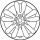 Hyundai 52910-2S210 17 Inch Wheel Hyundai 52910-2S210 17 Inch Wheel
