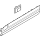 Hyundai 87721-R6000-CA Front Door Side Garnish Assembly Left Hand Hyundai 87721-R6000-CA Front Door Side Garnish Assembly Left Hand