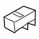 Hyundai 84515-3X000-RAS Glove Box Knob Assembly