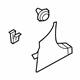 Hyundai 85824-J3000-NNB Cowl Side Trim Assembly Right Hand