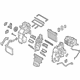 Hyundai 97205-D3040 Heater & Evaporator Assembly