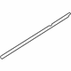 Hyundai 83231-2B000 Rear Door Belt Weatherstrip Inside Left Hand