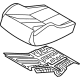 Hyundai 88150-IB700 Front Seat Cushion Pad Assembly Left Hand Hyundai 88150-IB700 Front Seat Cushion Pad Assembly Left Hand