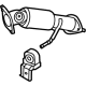 Hyundai 28610-CW330 Front Muffler Assembly Hyundai 28610-CW330 Front Muffler Assembly
