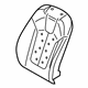Hyundai 88350-K9010 Front Seat Back Pad Assembly Left Hand Hyundai 88350-K9010 Front Seat Back Pad Assembly Left Hand