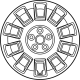 Hyundai 52910-PI110 Aluminium Wheel Assembly Hyundai 52910-PI110 Aluminium Wheel Assembly
