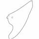 Hyundai 83392-J3000 Rear Door Trim Seal Right Hand Hyundai 83392-J3000 Rear Door Trim Seal Right Hand