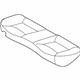 Hyundai 89160-3Y600-MSD Rear Seat Cushion Covering Assembly Hyundai 89160-3Y600-MSD Rear Seat Cushion Covering Assembly