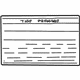 Hyundai 05203-25400 Tire Pressure Label