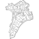Hyundai 71602-KL000 Quarter Inner Panel Assembly Right Hand Hyundai 71602-KL000 Quarter Inner Panel Assembly Right Hand