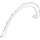 Hyundai 87712-K5000-CA Fender Side Garnish Assembly Right Hand Hyundai 87712-K5000-CA Fender Side Garnish Assembly Right Hand