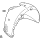 Hyundai 86811-D2500 Front Wheel Guard Assembly Left Hand