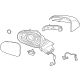 Hyundai 87610-CL090 Mirror Assembly - Outside Rear View Left Hand Hyundai 87610-CL090 Mirror Assembly - Outside Rear View Left Hand