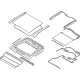 Hyundai 81600-BE000-NNB SUNROOF ASSY-WIDE Hyundai 81600-BE000-NNB SUNROOF ASSY-WIDE