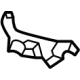 Hyundai 86697-J9NA0 Piece-RR Bumper Side,LH Hyundai 86697-J9NA0 Piece-RR Bumper Side,LH
