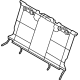 Hyundai 89310-AA100-NNB FRAME ASSY-RR SEAT BACK Hyundai 89310-AA100-NNB FRAME ASSY-RR SEAT BACK