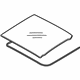 Hyundai 81612-D3000 Panel Assembly-Panoramaroof Rear Glass Hyundai 81612-D3000 Panel Assembly-Panoramaroof Rear Glass