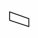 Hyundai 87378-2W000 Back Panel Moulding Pad