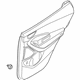 Hyundai 83307-B8070-RYN Rear Door Trim Panel Assembly Left Hand Hyundai 83307-B8070-RYN Rear Door Trim Panel Assembly Left Hand
