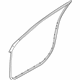 Hyundai 82130-A5000 Front Door Side Weatherstrip Assembly Left Hand