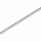Hyundai 82231-3X200 Front Door Belt Weatherstrip Inside Left Hand Hyundai 82231-3X200 Front Door Belt Weatherstrip Inside Left Hand