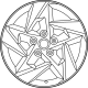Hyundai 52910-BE200 Aluminium Wheel Assembly