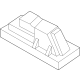 Hyundai 92501-DO000 LENS & HSG ASSY-LICENSE LAMP Hyundai 92501-DO000 LENS & HSG ASSY-LICENSE LAMP