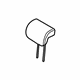 Hyundai 89AP0-S8520-UBJ Rear Center Headrest Assembly Hyundai 89AP0-S8520-UBJ Rear Center Headrest Assembly