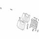 Hyundai 89A30-S8530-UBR 3rd Seat Back Assembly Left Hand