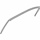 Hyundai 83160-3M000 Weatherstrip Assembly-Rear Door Upper RH Hyundai 83160-3M000 Weatherstrip Assembly-Rear Door Upper RH