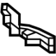 Hyundai 86637-GI000 Rear Beam Lower Bracket MTG Hyundai 86637-GI000 Rear Beam Lower Bracket MTG