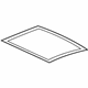 Hyundai 81619-3S000 Weatherstrip-Panoramaroof Rear Glass Hyundai 81619-3S000 Weatherstrip-Panoramaroof Rear Glass