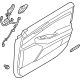 Hyundai 82307-D2CC0-NCD Front Door Trim Panel Assembly Left Hand Hyundai 82307-D2CC0-NCD Front Door Trim Panel Assembly Left Hand